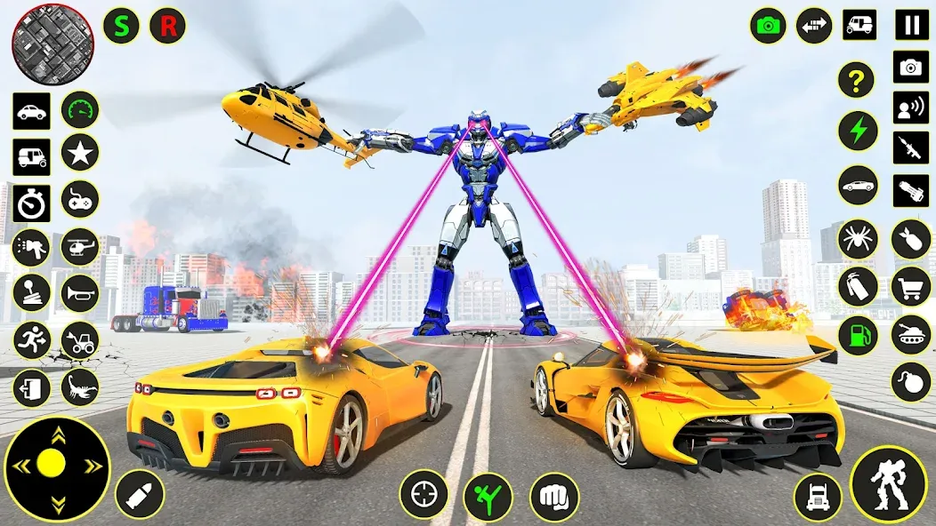 Truck Game - Car Robot Games  [МОД Бесконечные монеты] Screenshot 3