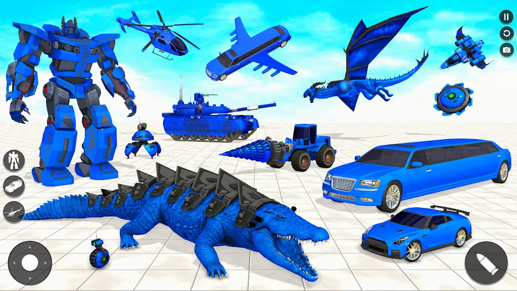 Crocodile Animal Robot Games  [МОД Mega Pack] Screenshot 5