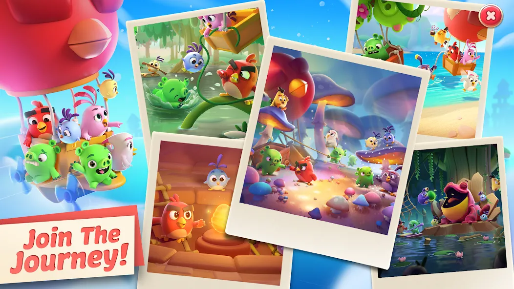 Angry Birds Journey (Энгри Бердс Джорни)  [МОД Меню] Screenshot 5