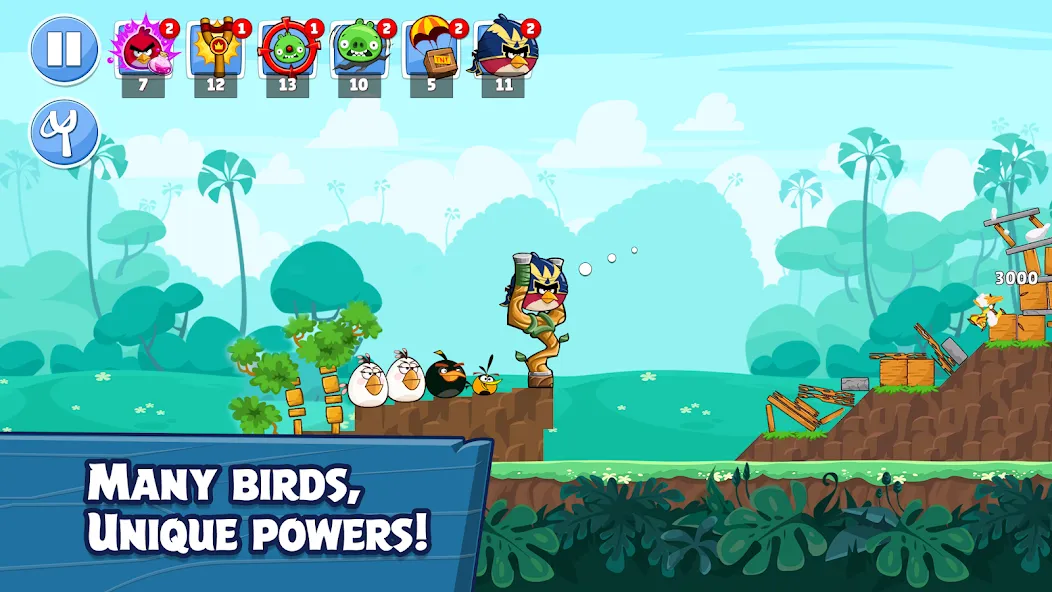 Angry Birds Friends (Энгри Брдс Френдс)  [МОД Бесконечные деньги] Screenshot 3