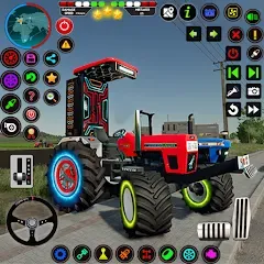 Скачать взломанную Indian Tractor Farming Games  [МОД Unlimited Money] - последняя версия apk на Андроид