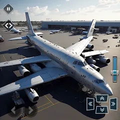 Скачать взломанную Real Plane Flying Simulator  [МОД Бесконечные монеты] - полная версия apk на Андроид