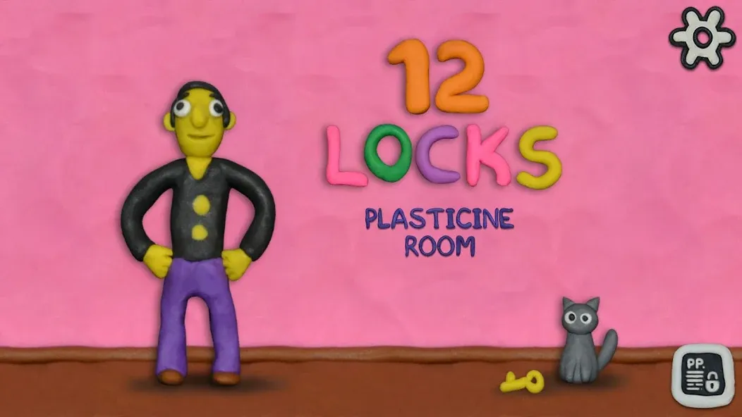 12 LOCKS: Plasticine room  [МОД Много монет] Screenshot 1