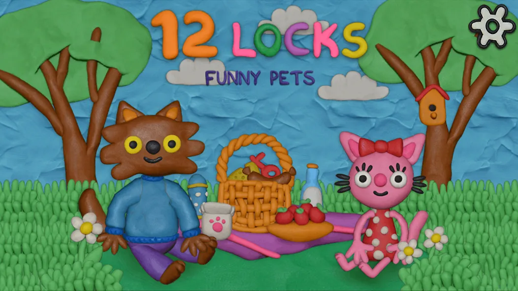 12 Locks Funny Pets (Замков)  [МОД Бесконечные деньги] Screenshot 1