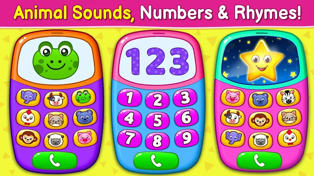 Baby Games: Piano & Baby Phone (Бейби Геймс)  [МОД Меню] Screenshot 1