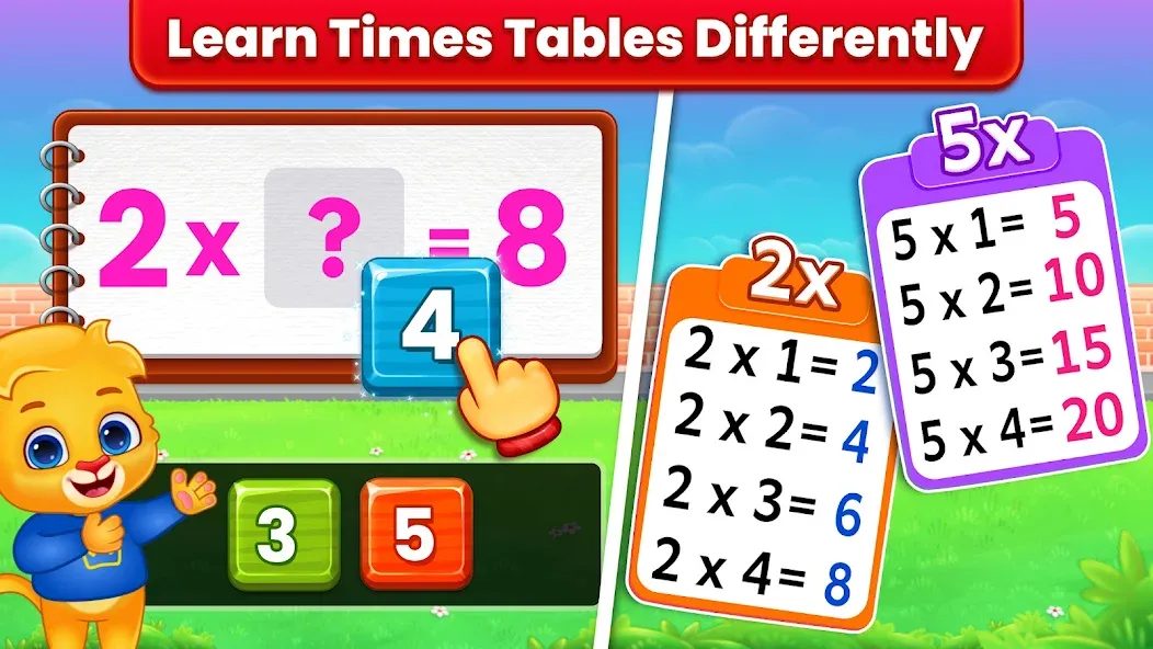 Kids Multiplication Math Games  [МОД Menu] Screenshot 2