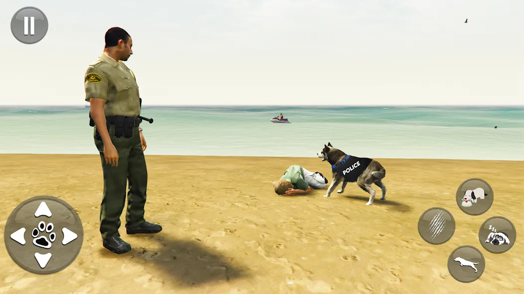 Toby Police Dog Sim: Dogs Game  [МОД Бесконечные монеты] Screenshot 3