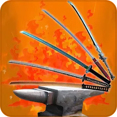 Взломанная Katana Collection : blacksmith  [МОД Бесконечные монеты] - полная версия apk на Андроид