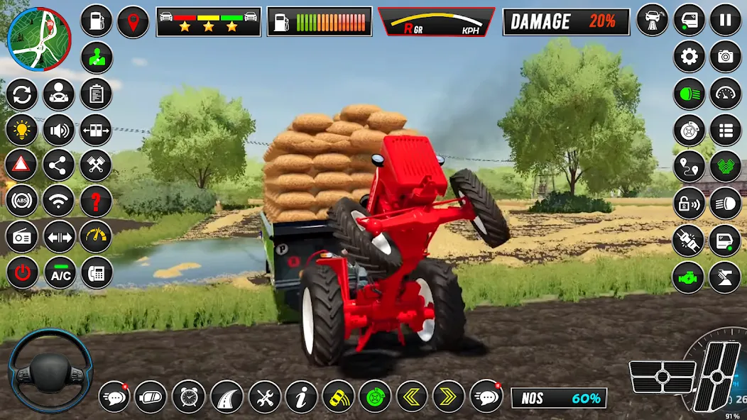 Indian Tractor Simulator Games  [МОД Mega Pack] Screenshot 4