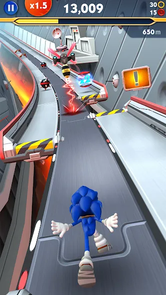 Sonic Dash 2: Sonic Boom Run (Соник Дэш 2)  [МОД Menu] Screenshot 3