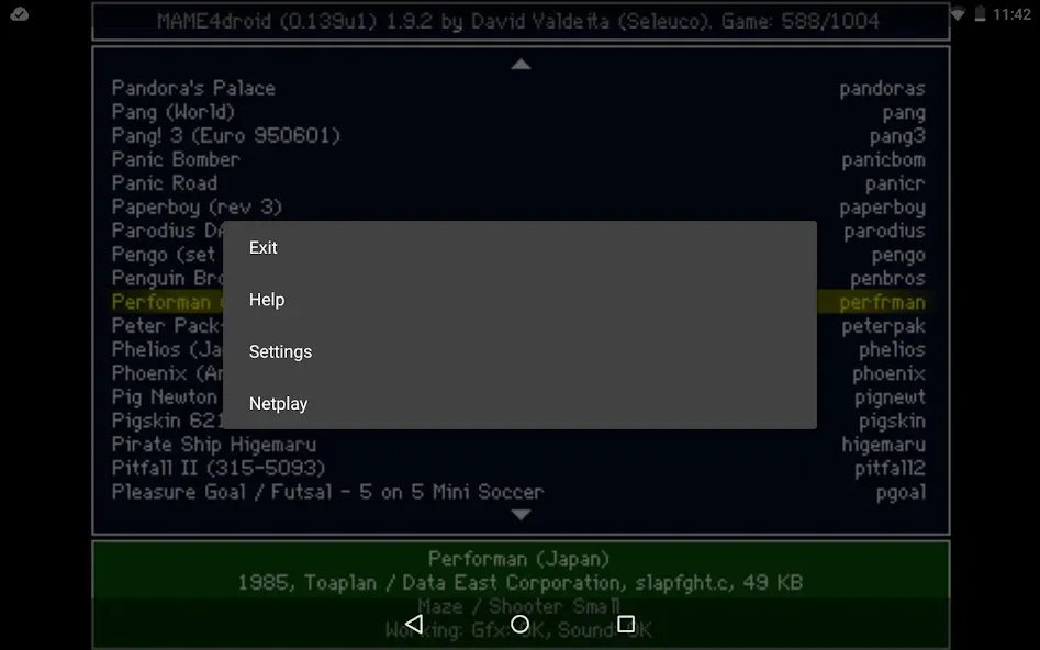 MAME4droid  (0.139u1) (МАМЕ4дроид)  [МОД Бесконечные деньги] Screenshot 4