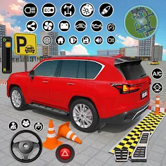 Взломанная Real Car Parking : Prado Games  [МОД Menu] - последняя версия apk на Андроид