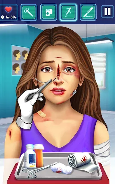 Surgery Simulator Doctor Game  [МОД Unlocked] Screenshot 2