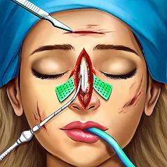 Взлом Surgery Simulator Doctor Game  [МОД Unlocked] - полная версия apk на Андроид