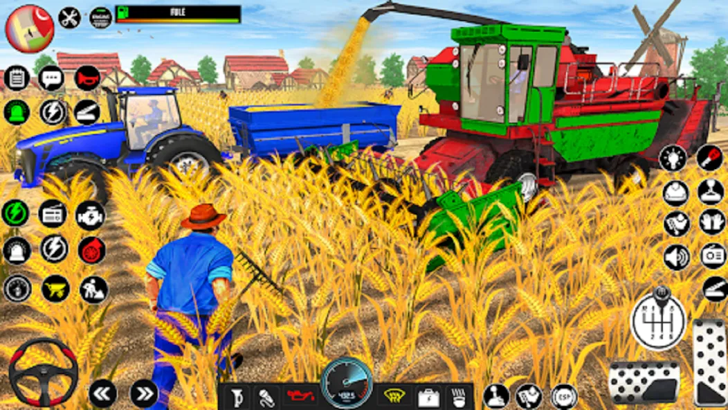 Indian Tractor Driving Game 3D (Фарминг Геймс)  [МОД Unlimited Money] Screenshot 4