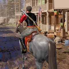 Взлом West Cowboy - Gunfighter Game (Уэст Ковбой)  [МОД Много денег] - полная версия apk на Андроид