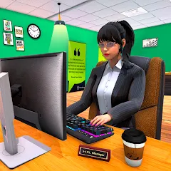 Взлом Virtual HR Manager Job Games  [МОД Бесконечные деньги] - последняя версия apk на Андроид