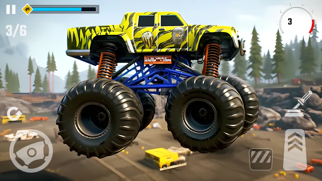 4x4 Monster Truck Racing Games (Монстр Трак Гонки игры)  [МОД Все открыто] Screenshot 4