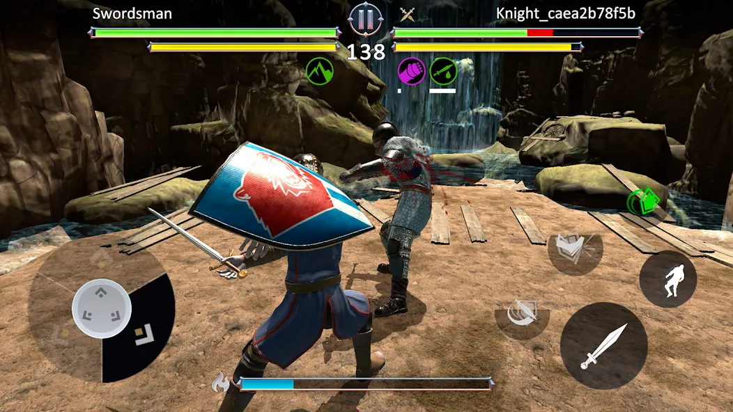 Knights Fight 2: New Blood (На русский язык это будет Найтс Файт 2)  [МОД Menu] Screenshot 1