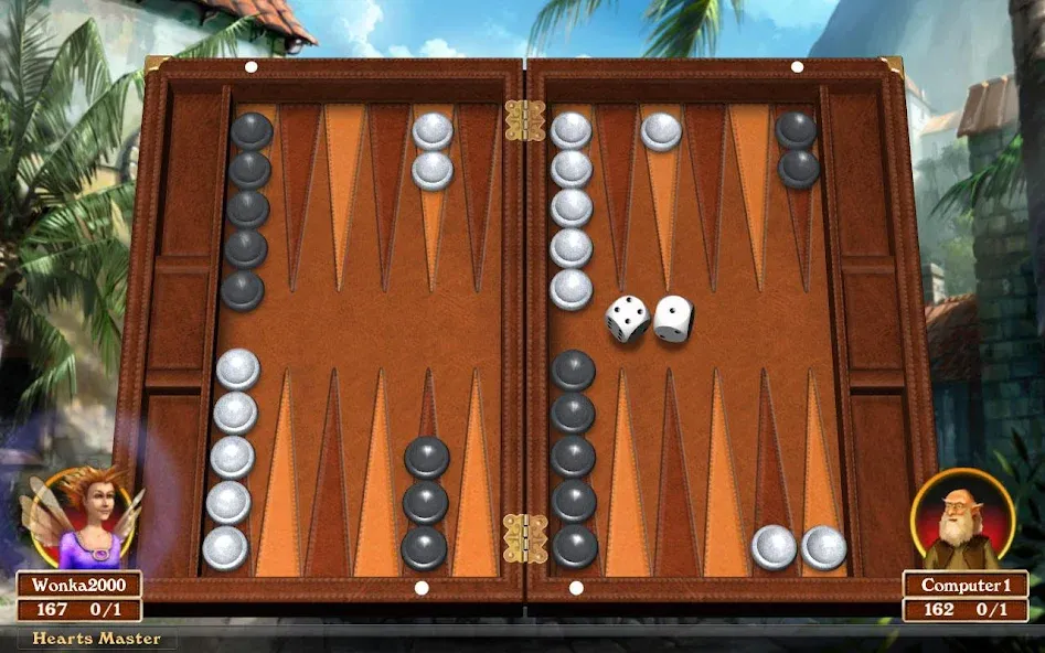 Hardwood Backgammon (Хардвуд Бэкгаммон)  [МОД Много монет] Screenshot 1