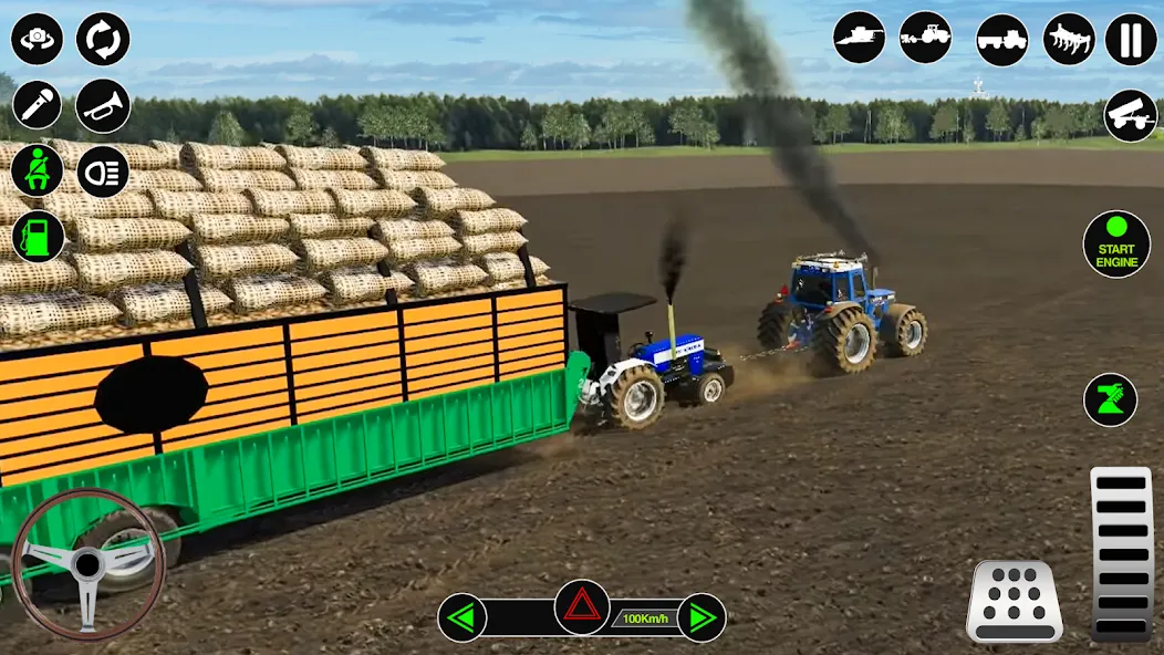 Farming Tractor Simulator Game  [МОД Unlocked] Screenshot 2