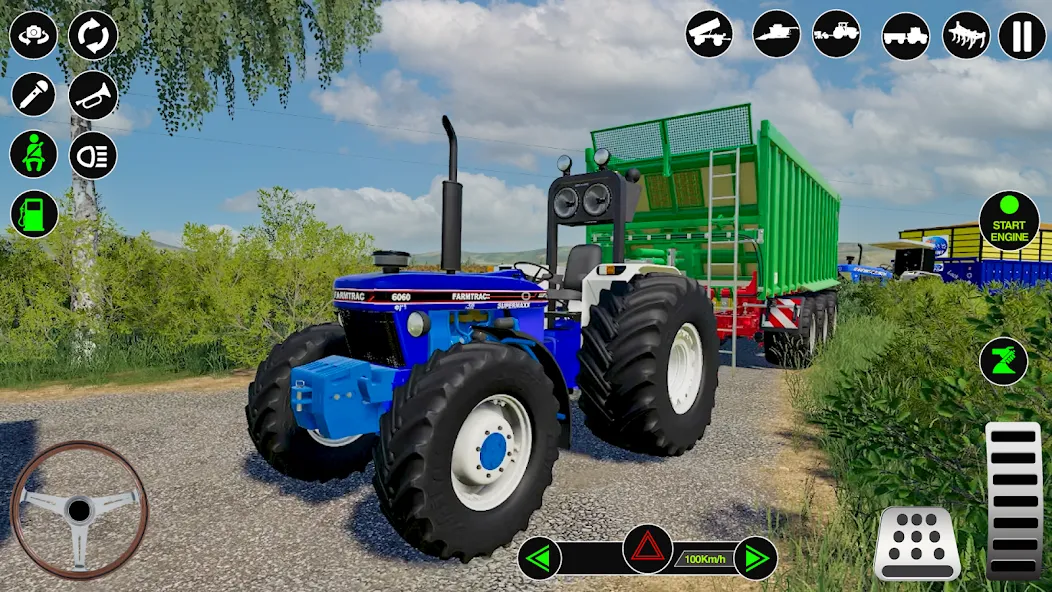 Farming Tractor Simulator Game  [МОД Unlocked] Screenshot 3