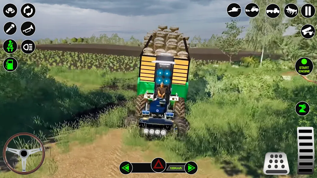 Farming Tractor Simulator Game  [МОД Unlocked] Screenshot 4