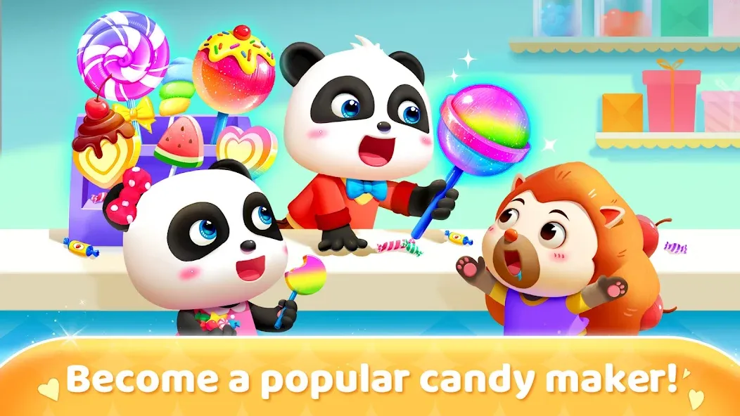 Little Panda's Candy Shop  [МОД Все открыто] Screenshot 5