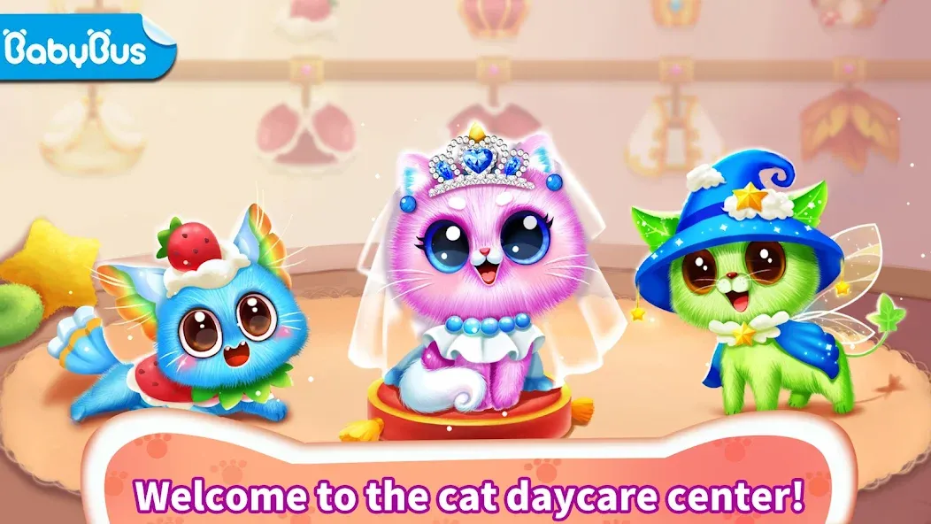 Little Panda: Baby Cat Daycare  [МОД Много денег] Screenshot 1