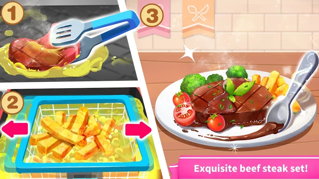 Little Panda's World Recipes  [МОД Все открыто] Screenshot 2