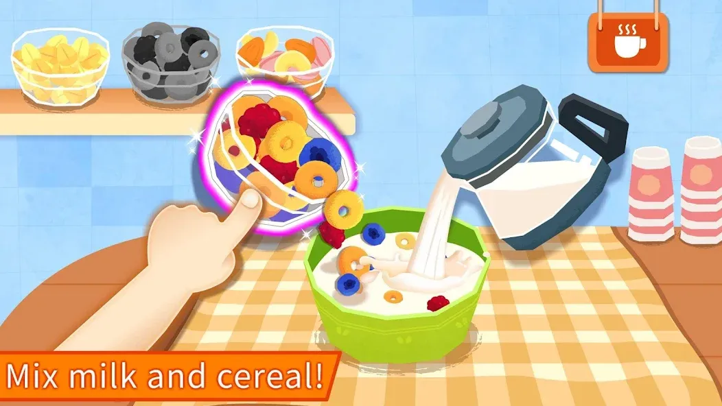 Baby Panda's Breakfast Cooking  [МОД Много монет] Screenshot 2