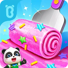 Скачать взломанную Little Panda's Ice Cream Games  [МОД Menu] - последняя версия apk на Андроид