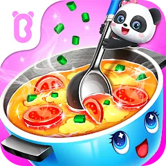 Скачать взломанную Baby Panda's Kitchen Party  [МОД Меню] - стабильная версия apk на Андроид