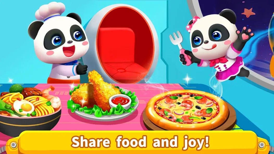 Little Panda's Space Kitchen  [МОД Unlimited Money] Screenshot 4