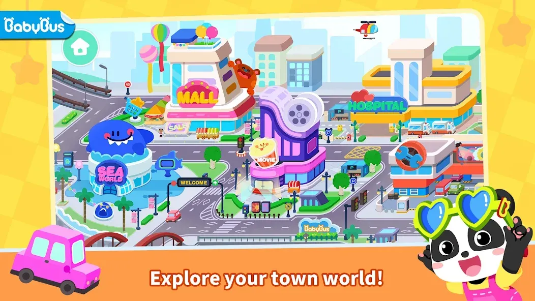 Little Panda's Town: My World  [МОД Много монет] Screenshot 1