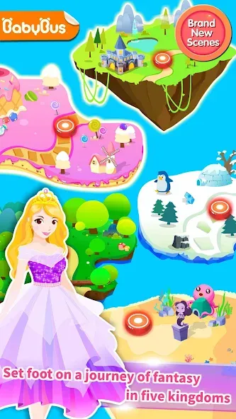 Little Panda Princess Dressup  [МОД Много монет] Screenshot 1