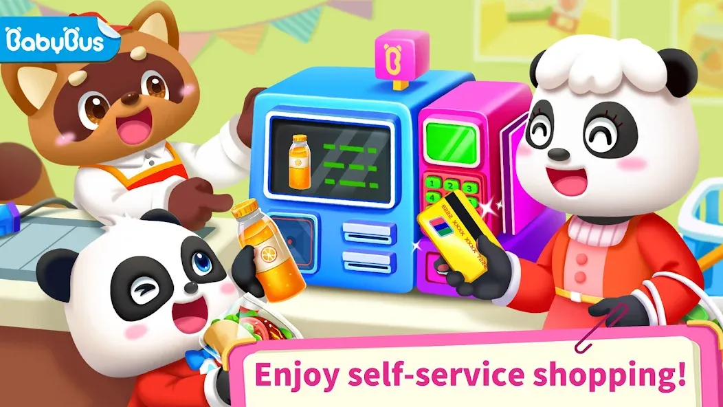 Baby Panda's Supermarket  [МОД Меню] Screenshot 1