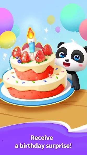 Talking Baby Panda-Virtual Pet  [МОД Бесконечные монеты] Screenshot 3