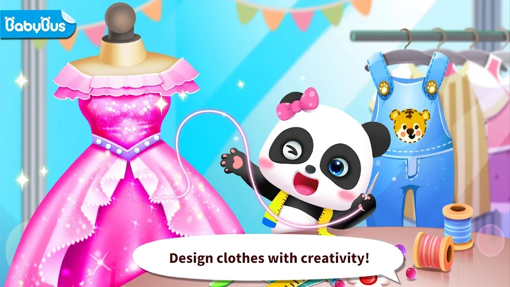 Baby Panda's Fashion Dress Up  [МОД Все открыто] Screenshot 2