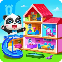 Скачать взлом Baby Panda's House Games  [МОД Все открыто] - стабильная версия apk на Андроид