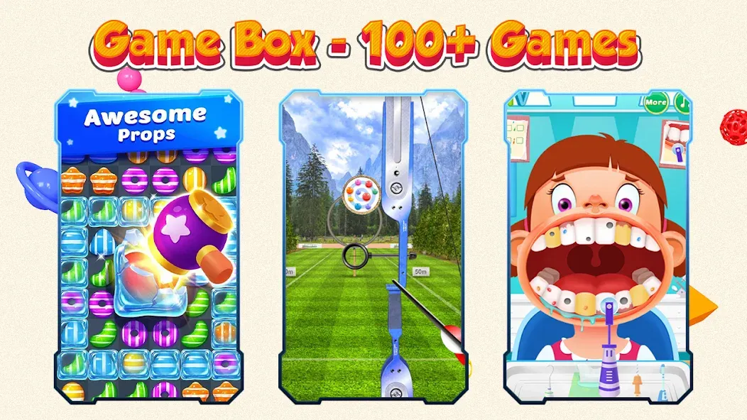 Game Box - 100+ Games (Гейм Бокс)  [МОД Mega Pack] Screenshot 2