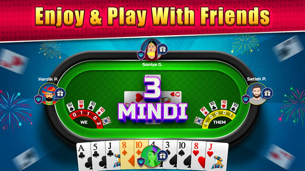 Mindi Online Card Game (Минди Онлайн Карточная Игра)  [МОД Бесконечные монеты] Screenshot 2