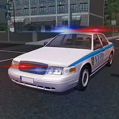 Скачать взломанную Police Patrol Simulator (Полицейский патрульный симулятор)  [МОД Mega Pack] - стабильная версия apk на Андроид