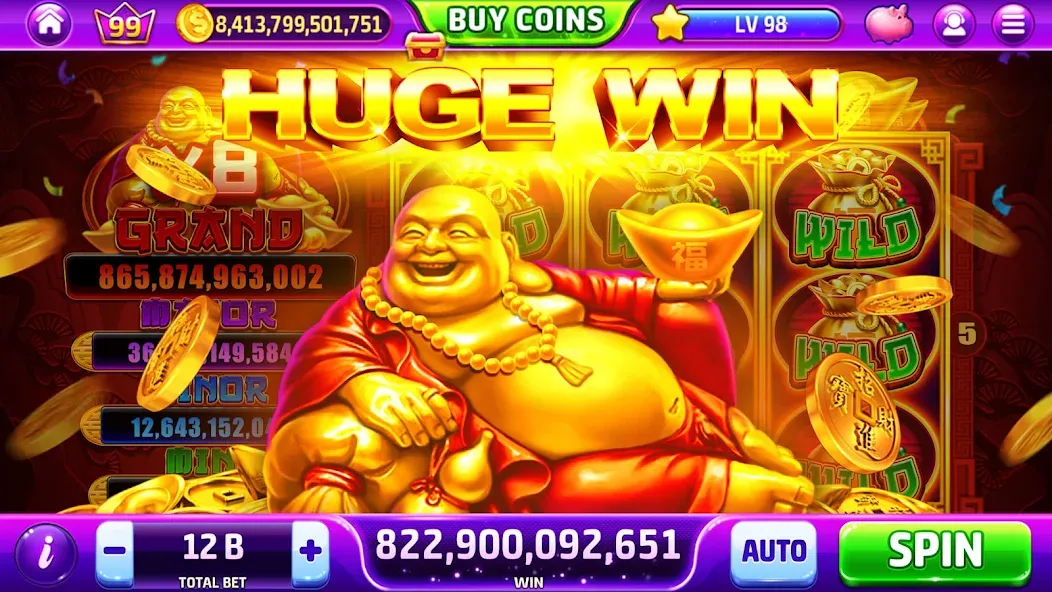 Golden Casino - Slots Games (Голден Казино)  [МОД Бесконечные деньги] Screenshot 5