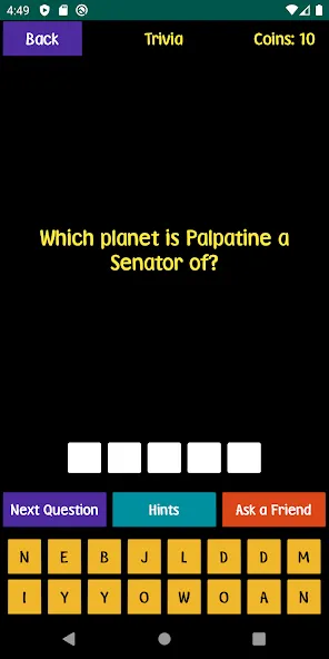 Quiz For SW Fans (Квиз для фанатов ЗВЗ)  [МОД Mega Pack] Screenshot 1