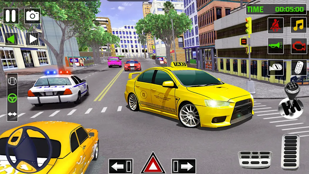 City Taxi Games-Taxi Car Games (Сити Такси Игры)  [МОД Unlimited Money] Screenshot 1