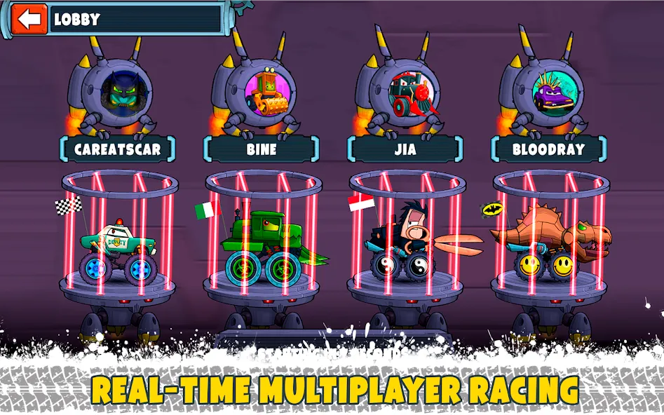 Car Eats Car Multiplayer Race (Кар Итс Кар)  [МОД Mega Pack] Screenshot 2