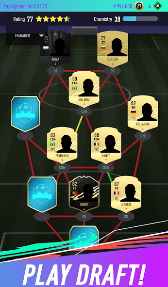 Pack Opener for FUT 21 (Пакопенер для  21)  [МОД Все открыто] Screenshot 3