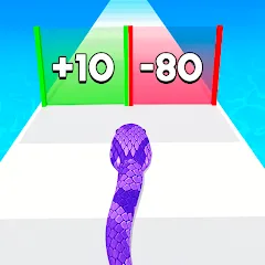 Взломанная Snake Run Race・3D Running Game (Снейк Ран Рейс)  [МОД Menu] - последняя версия apk на Андроид