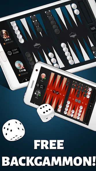 Backgammon Offline  [МОД Unlimited Money] Screenshot 2